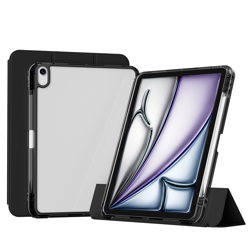 ​Apple iPad Air 11 2024 Uyumlu Kılıf Magnetik Ayrılabilen Airbagli Zore Sliding Tablet Kılıfı