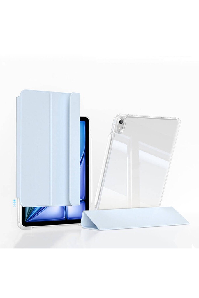 ​Apple iPad Air 13 2024 Uyumlu Kılıf Magnetik Ayrılabilen Airbagli Zore Sliding Tablet Kılıfı
