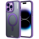 Apple iPhone 14 Pro Uyumlu Kılıf M-safe Şarj Özellikli Youngkit Rock Sand Serisi Kapak