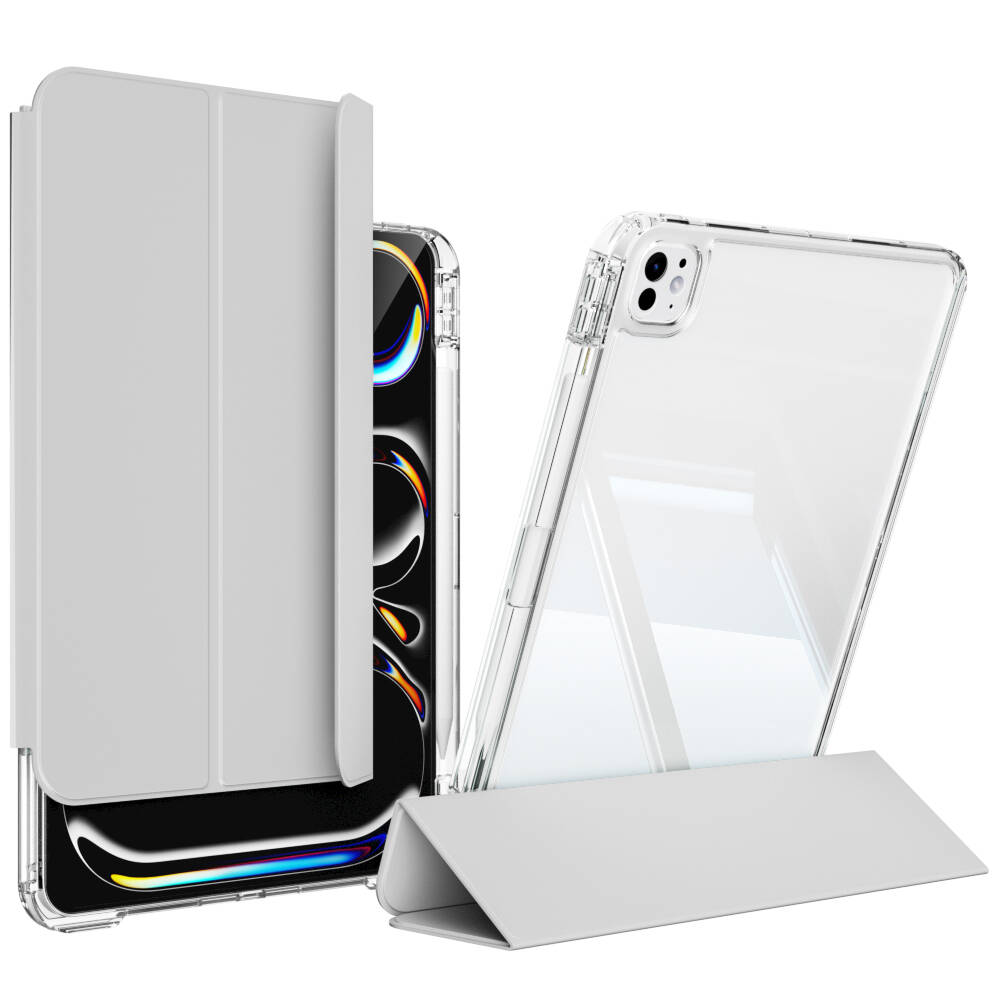 ​​​Apple iPad Pro 11 2024 Uyumlu Kılıf Magnetik Ayrılabilen Airbagli Zore Sliding Tablet Kılıfı