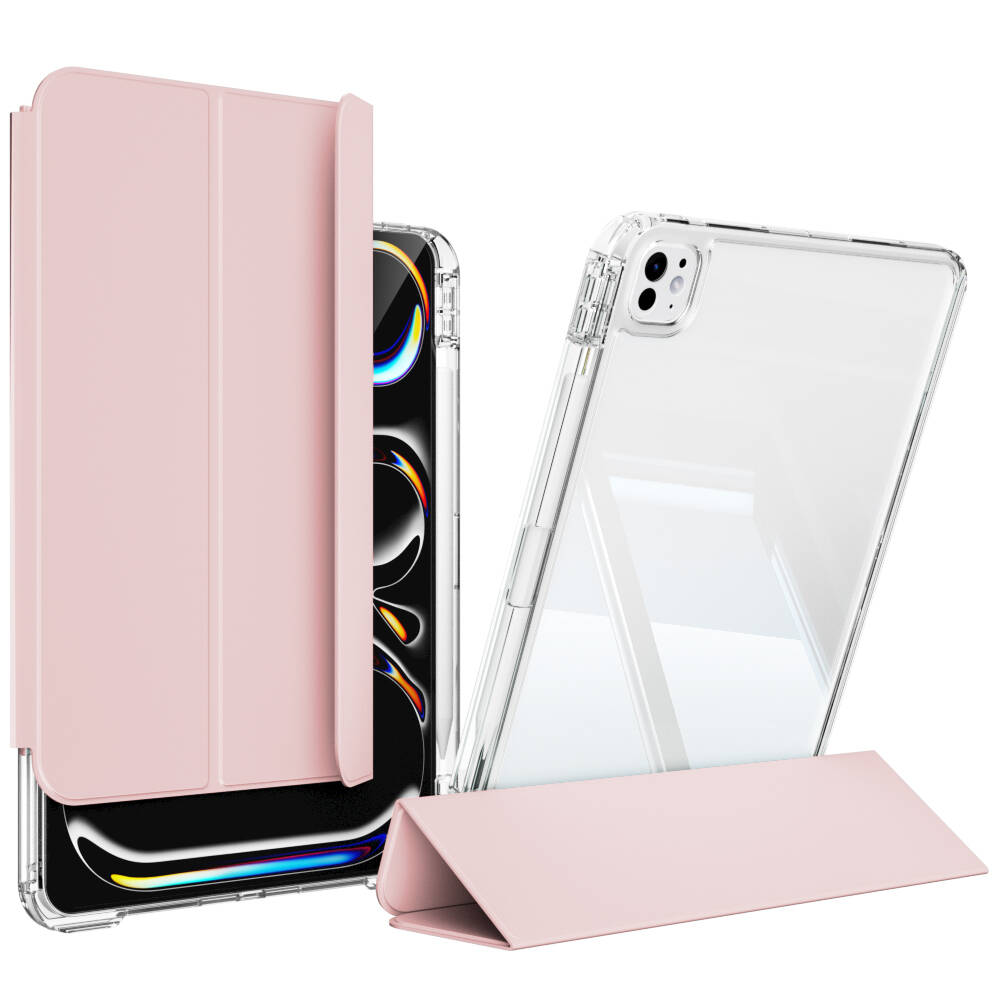 ​​​Apple iPad Pro 11 2024 Uyumlu Kılıf Magnetik Ayrılabilen Airbagli Zore Sliding Tablet Kılıfı
