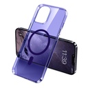 Apple iPhone 14 Pro Max Uyumlu Kılıf M-safe Şarj Özellikli Transparan Sert PC Wlons Pita Kapak