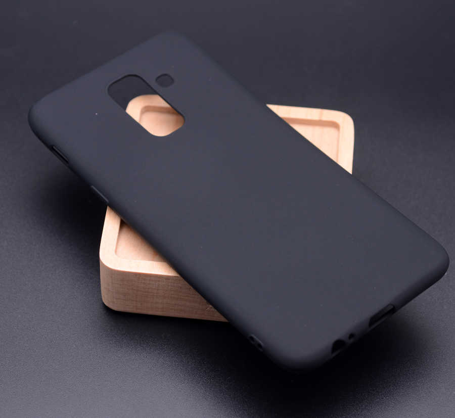 [RNZ-TA10418] Samsung Galaxy A6 2018 Uyumlu Kılıf Zore Premier Silikon Kapak (Siyah)