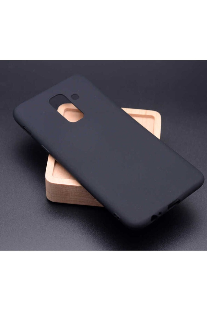 [RNZ-TA10424] Samsung Galaxy A6 Plus 2018 Uyumlu Kılıf Zore Premier Silikon Kapak (Siyah)