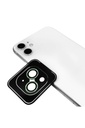 Apple iPhone 12 Mini Uyumlu Zore CL-11 Safir Parmak İzi Bırakmayan Anti-Reflective Kamera Lens Koruyucu