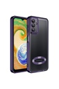 Samsung Galaxy A14 Uyumlu Kılıf Kamera Korumalı Logo Gösteren Zore Omega Kapak