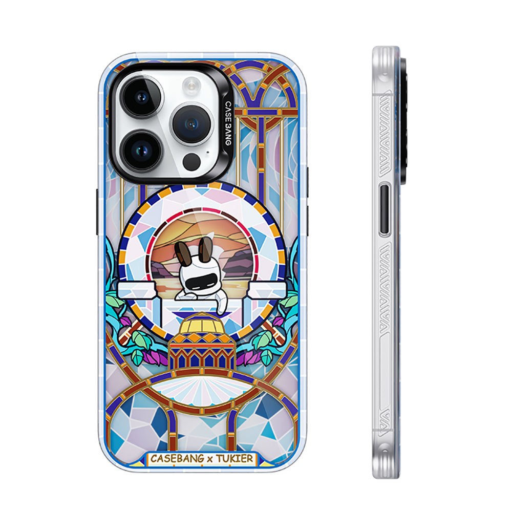 Apple iPhone 14 Pro Uyumlu Kılıf M-safe Şarj Özellikli Benks Casebang Memory & Meditation Kapak