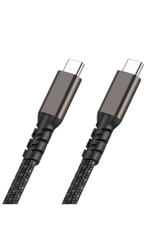 Zore 2.Jenerasyon Type-C to Type-C USB3.2 PD Data Kablosu 100W 20Gbps 4K@60Hz 0.2 Metre