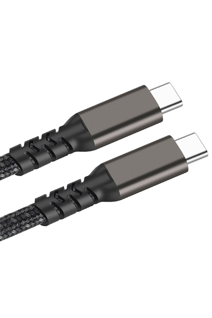 Zore 2.Jenerasyon Type-C to Type-C USB3.2 PD Data Kablosu 100W 20Gbps 4K@60Hz 0.5 Metre