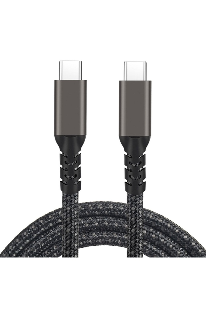 Zore 2.Jenerasyon Type-C to Type-C USB3.2 PD Data Kablosu 100W 20Gbps 4K@60Hz 3 Metre