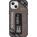 Apple iPhone 14 Uyumlu Kılıf SkinArma Şeffaf Desenli Airbag Tasarımlı Standlı Shimma Kapak