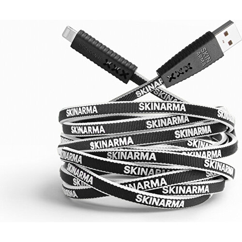 SkinArma USB-A to MFI Lightning Tenso Data ve Şarj Kablosu 3.0A 1.2 Metre