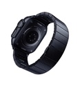 Apple Watch 38mm Uyumlu Kordon Karbon Fiber 600D Zore KRD-90 Kayış