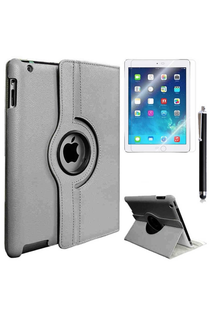 Apple iPad 2 3 4 Uyumlu Zore Dönebilen Standlı Kılıf