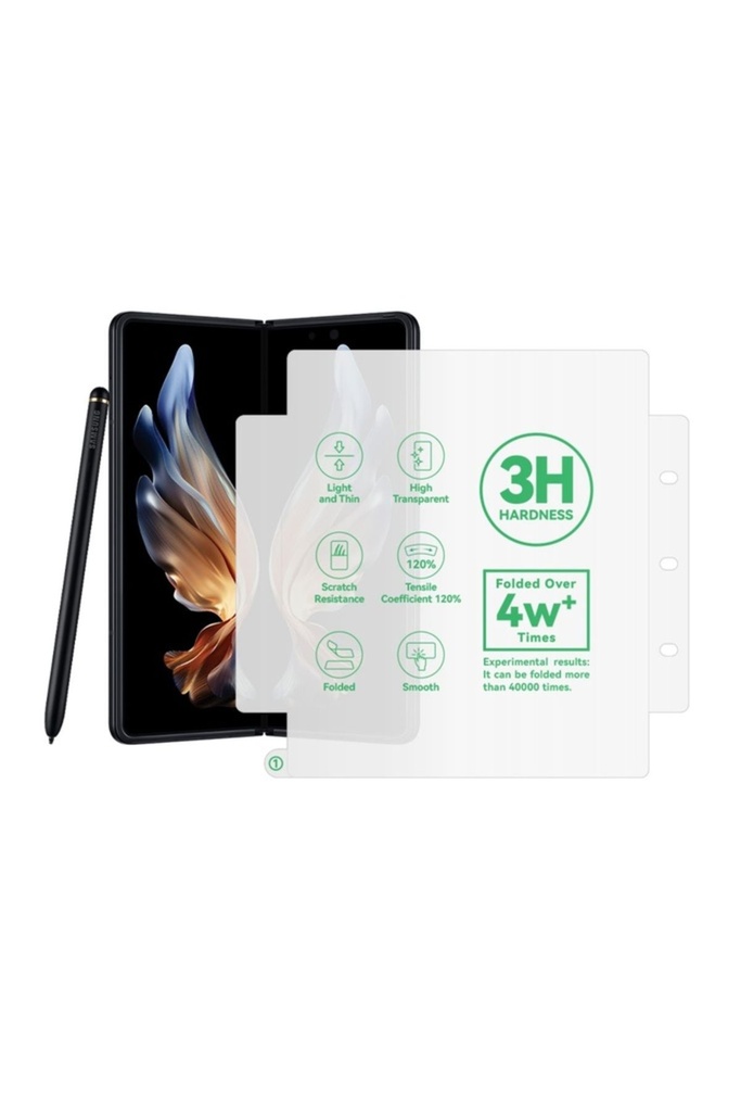 Samsung Galaxy Z Fold 4 Uyumlu Zore Hizalama Aparatlı S-Fit Body Ekran Koruyucu