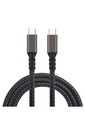 Qgeem 2.Jenerasyon Type-C to Type-C USB3.2 PD Data Kablosu 100W 20Gbps 4K@60Hz 3 Metre