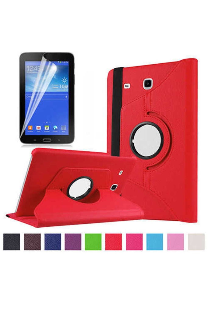 Samsung Galaxy Tab 3 Lite 7.0 T110 Uyumlu Zore Dönebilen Standlı Kılıf