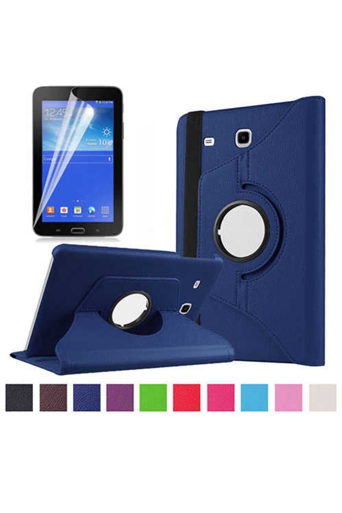 Samsung Galaxy Tab 3 Lite 7.0 T110 Uyumlu Zore Dönebilen Standlı Kılıf