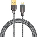 Recci RS02L Smart Power-Off Serisi Hızlı Şarj Özellikli Lightning To USB-A Kablo 1M