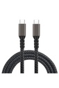 Qgeem 2.Jenerasyon Type-C to Type-C USB3.2 PD Data Kablosu 100W 20Gbps 4K@60Hz 0.2 Metre