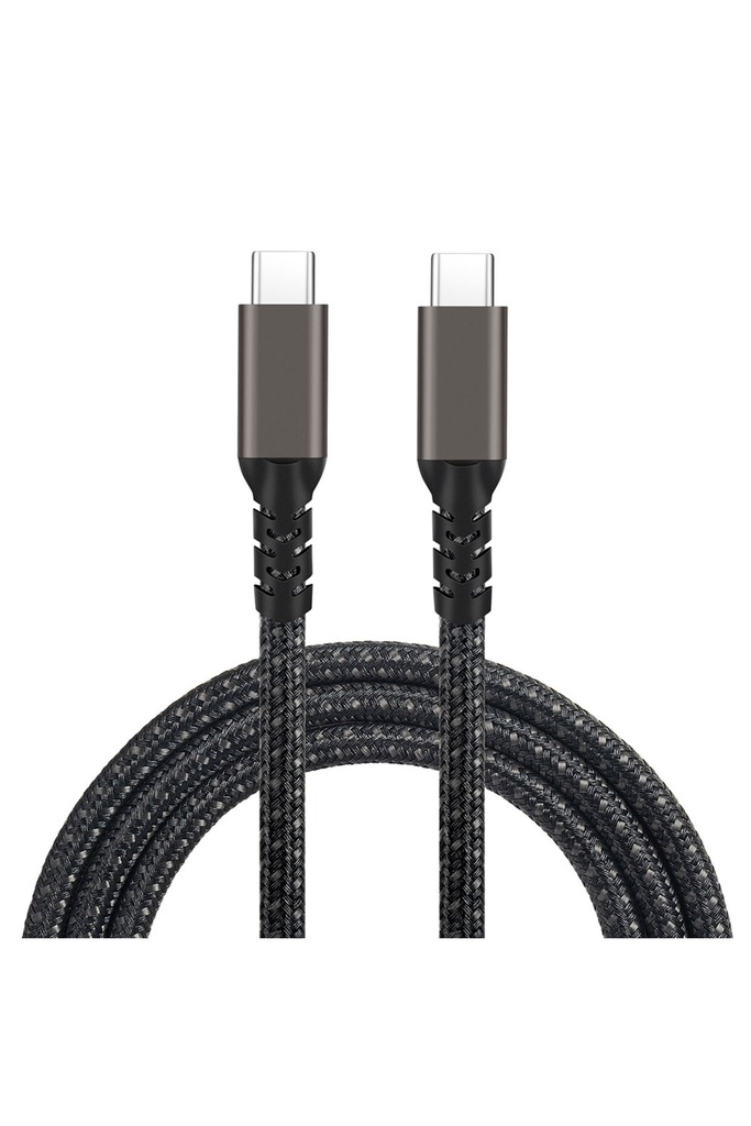 Qgeem 2.Jenerasyon Type-C to Type-C USB3.2 PD Data Kablosu 100W 20Gbps 4K@60Hz 1 Metre