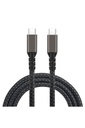 Qgeem 2.Jenerasyon Type-C to Type-C USB3.2 PD Data Kablosu 100W 20Gbps 4K@60Hz 1 Metre