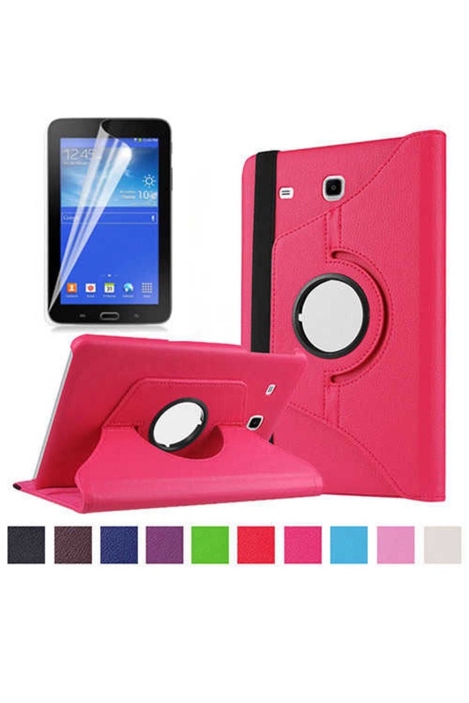 Samsung Galaxy Tab 3 Lite 7.0 T110 Uyumlu Zore Dönebilen Standlı Kılıf