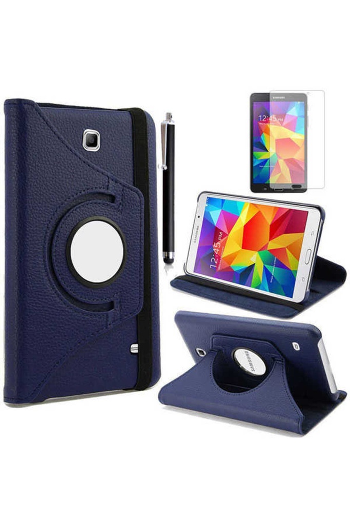 Samsung Galaxy Tab 4 7.0 T230 Uyumlu Zore Dönebilen Standlı Kılıf