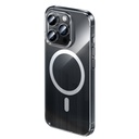 Apple iPhone 15 Pro Max Uyumlu Kılıf M-safe Şarj Özellikli Benks ​​​​​​Crystal Serisi Şeffaf Kapak