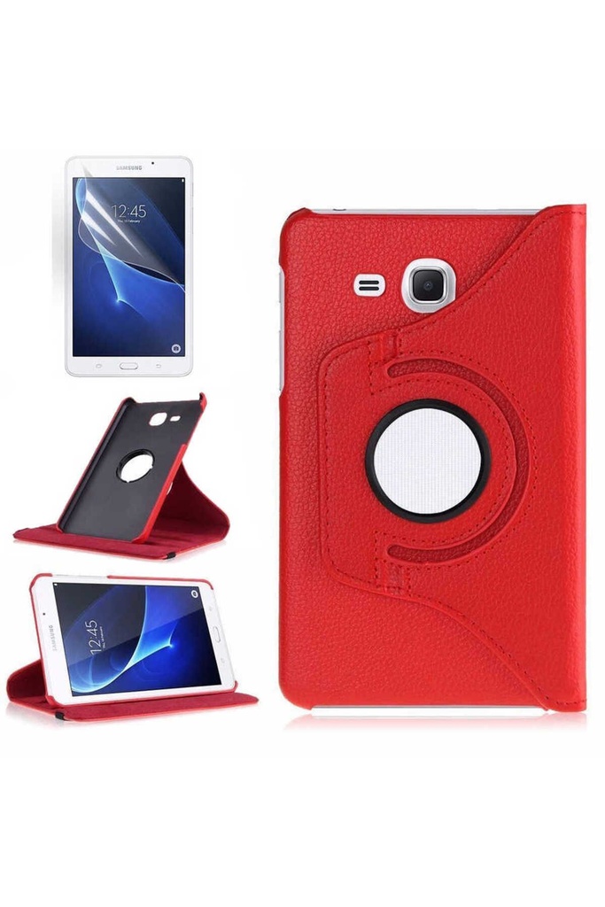 Samsung Galaxy Tab 4 T280 Uyumlu Zore Dönebilen Standlı Kılıf