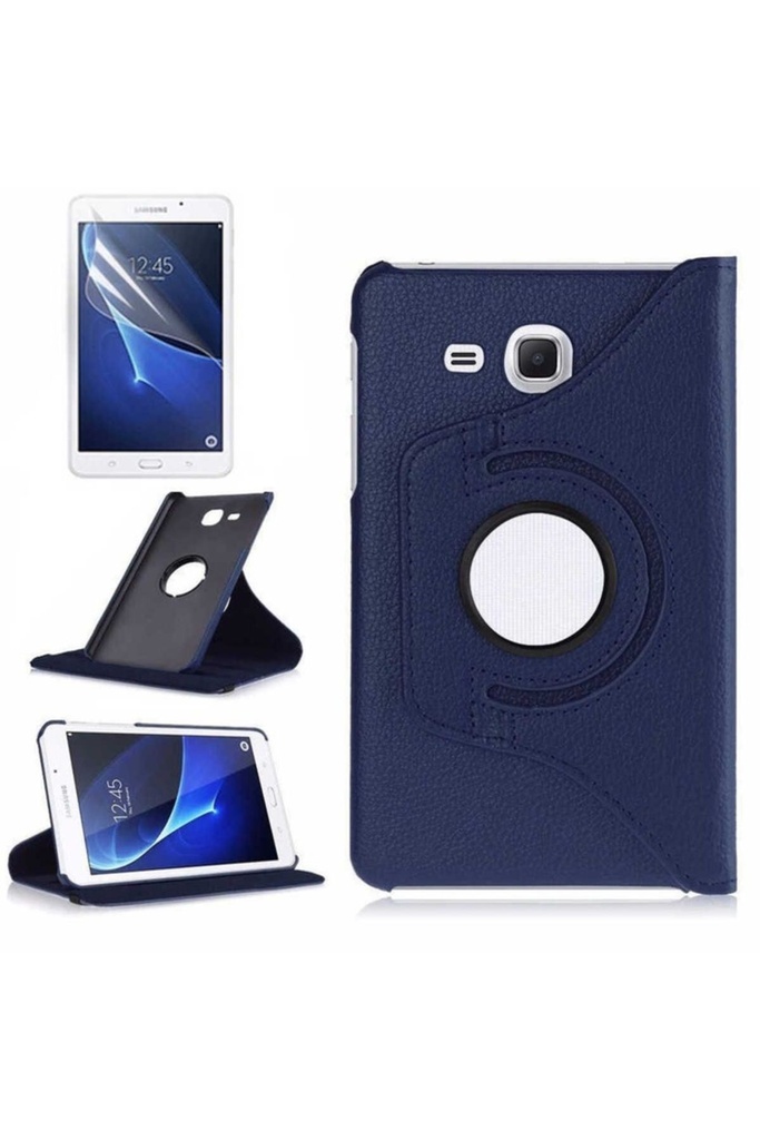 Samsung Galaxy Tab 4 T280 Uyumlu Zore Dönebilen Standlı Kılıf