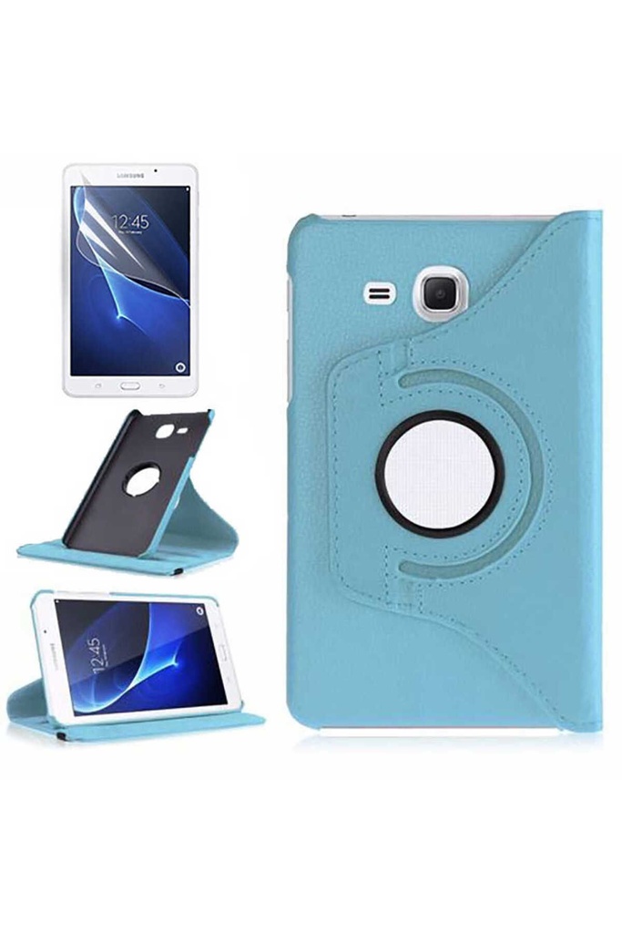 Samsung Galaxy Tab 4 T280 Uyumlu Zore Dönebilen Standlı Kılıf