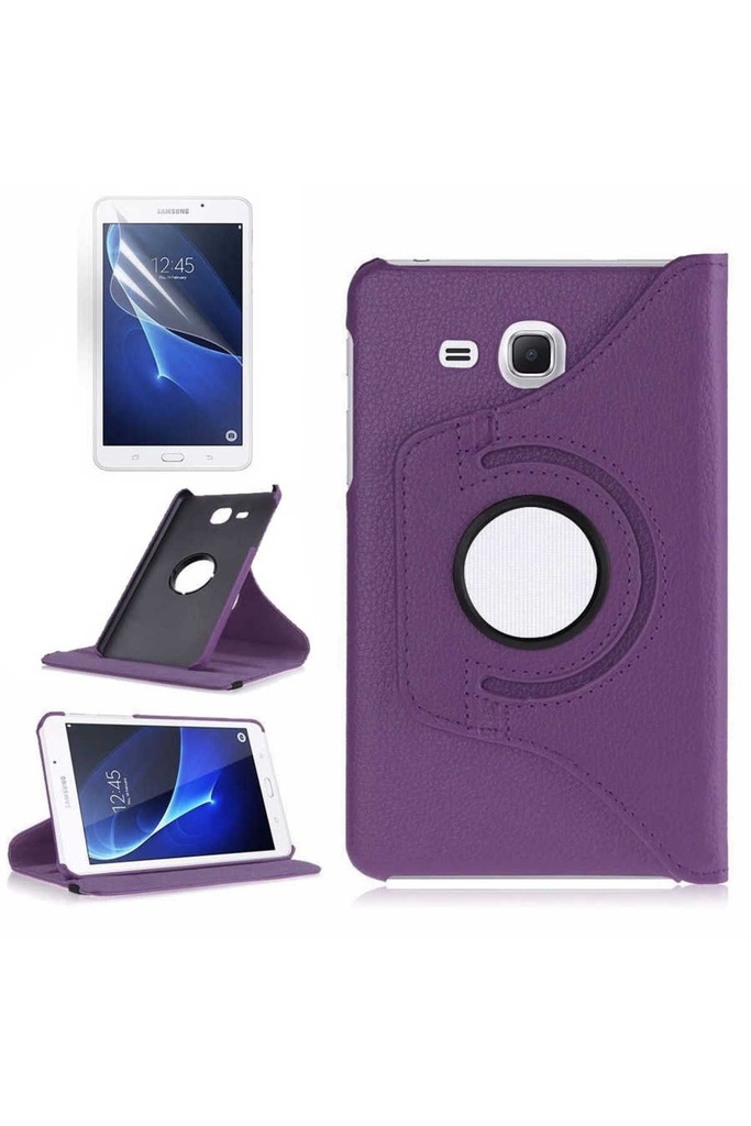 Samsung Galaxy Tab 4 T280 Uyumlu Zore Dönebilen Standlı Kılıf