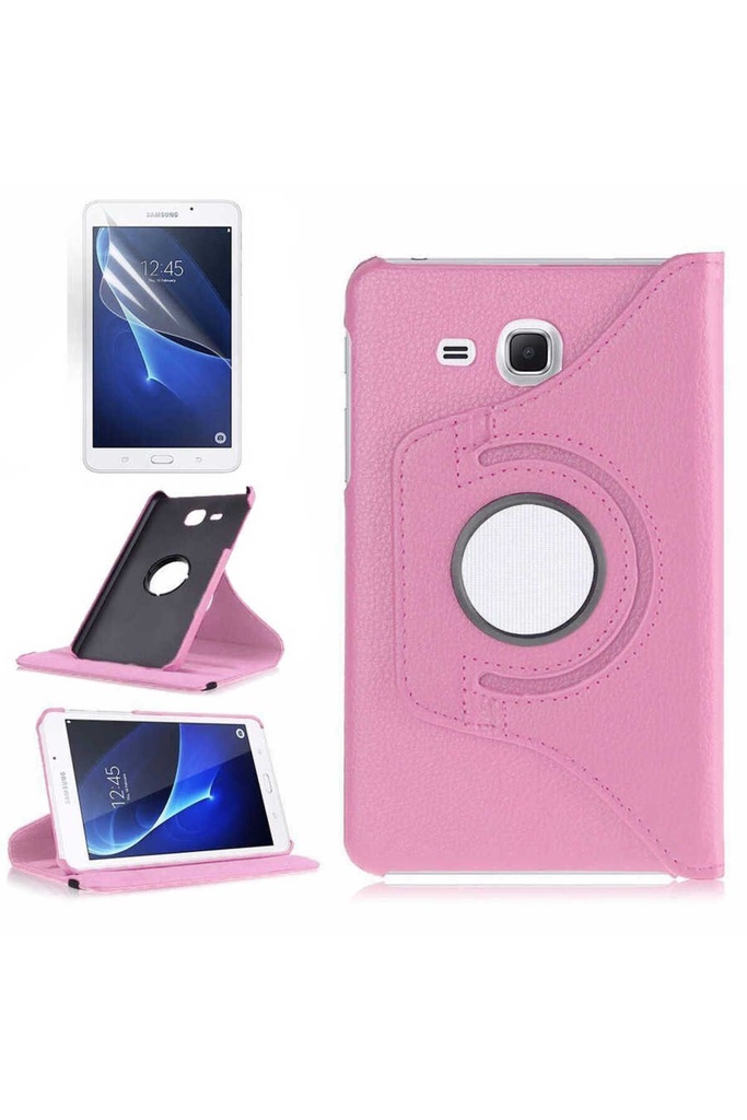 Samsung Galaxy Tab 4 T280 Uyumlu Zore Dönebilen Standlı Kılıf