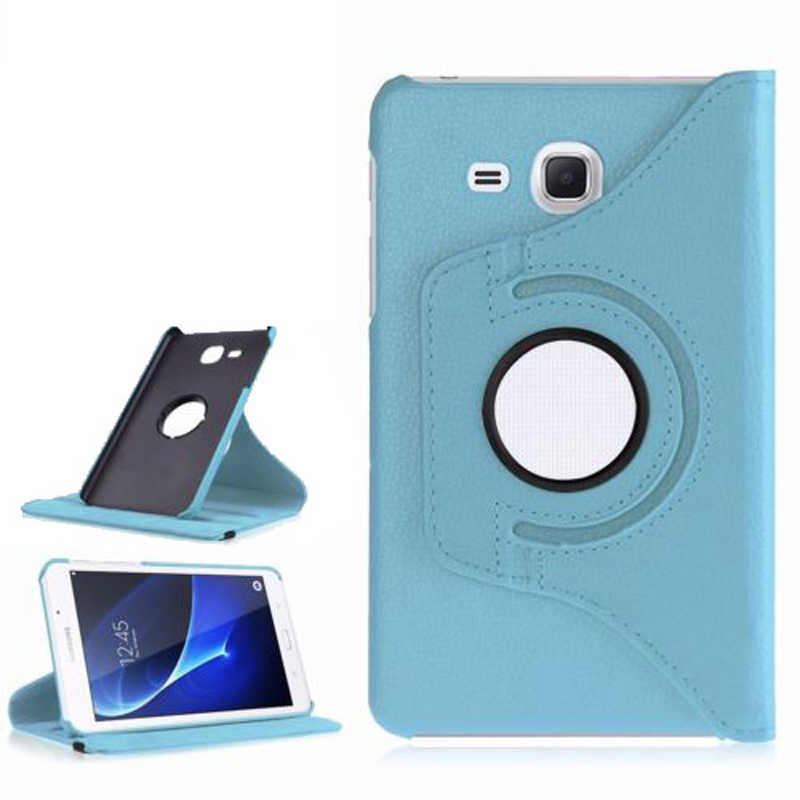 Samsung Galaxy Tab 4 T280 Uyumlu Zore Dönebilen Standlı Kılıf