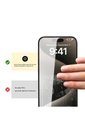 Apple iPhone 15 Pro Max Uyumlu Zore Rika Premium Privacy Temperli Cam Ekran Koruyucu
