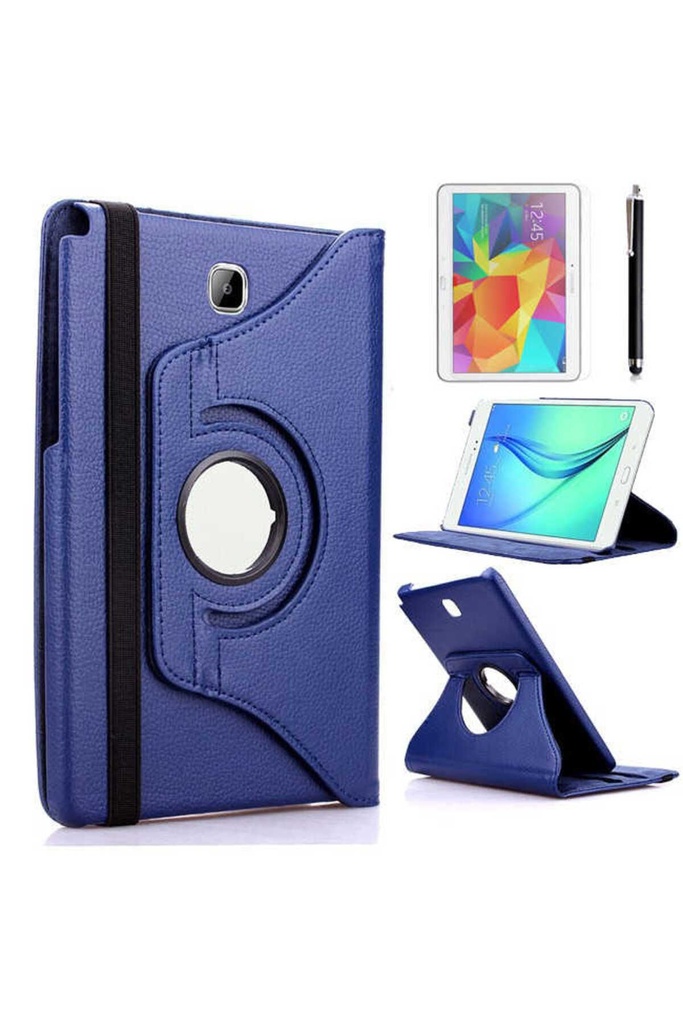 Samsung Galaxy Tab A T550 9.7 Uyumlu Zore Dönebilen Standlı Kılıf