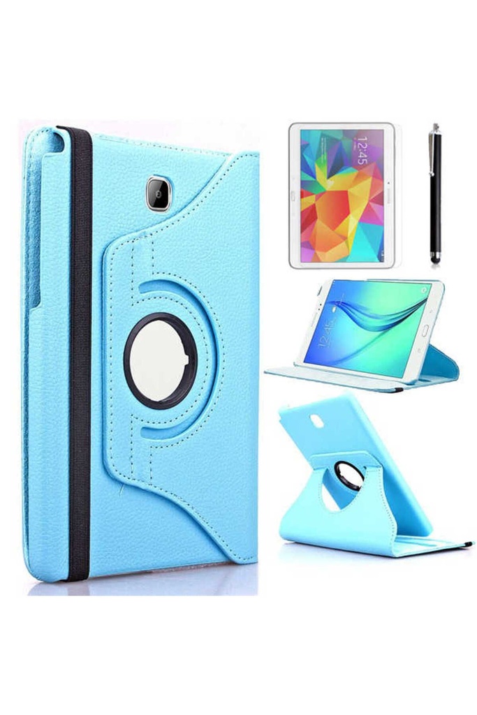 Samsung Galaxy Tab A T550 9.7 Uyumlu Zore Dönebilen Standlı Kılıf