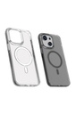 Apple iPhone 15 Plus Uyumlu Kılıf Zore Wireless Şarj Özellikli Şeffaf Efsane Kapak