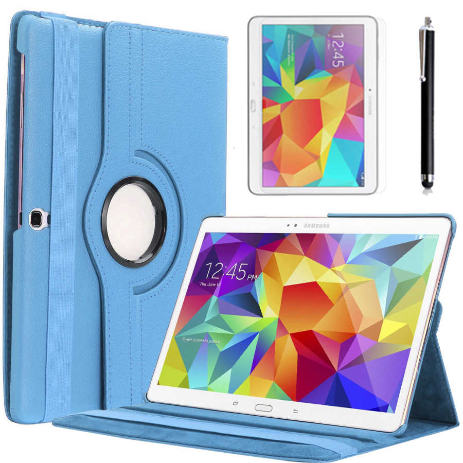 Samsung Galaxy Tab 4 10.1 T530 Uyumlu Zore Dönebilen Standlı Kılıf