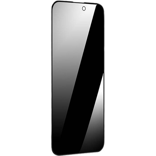 Apple iPhone 15 Pro Uyumlu Recci RSP-A06SP 3D Privacy Shield Temperli Cam Ekran Koruyucu