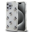 Apple iPhone 15 Pro Max Uyumlu Kılıf Hello Kitty Orjinal Lisanslı Elektroplating Kaplama Kabarcık Baskılı Kapak
