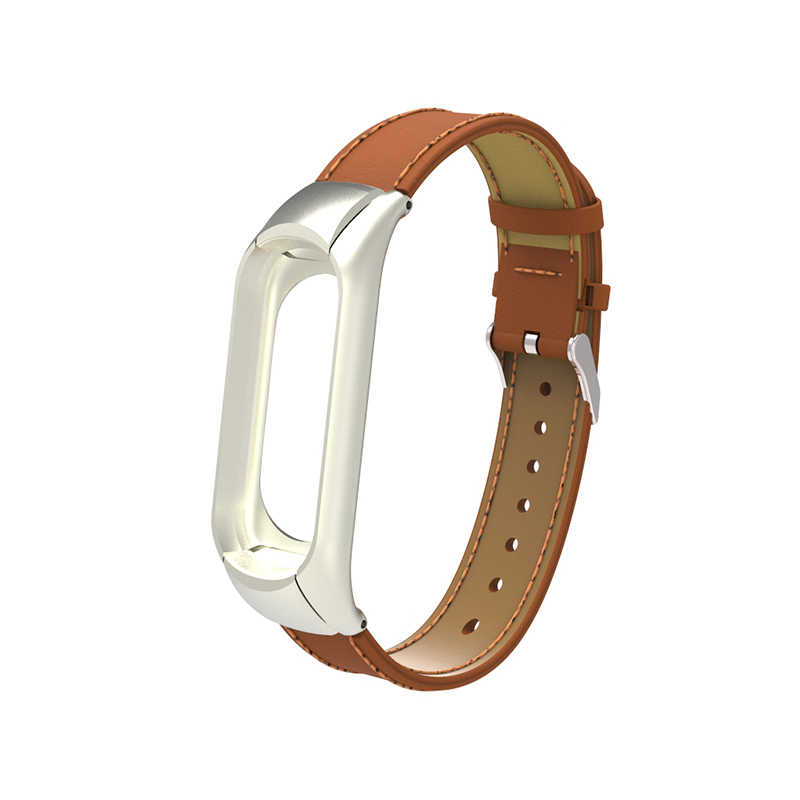 Xiaomi Mi Band 4 Uyumlu KRD-07 Deri Kordon