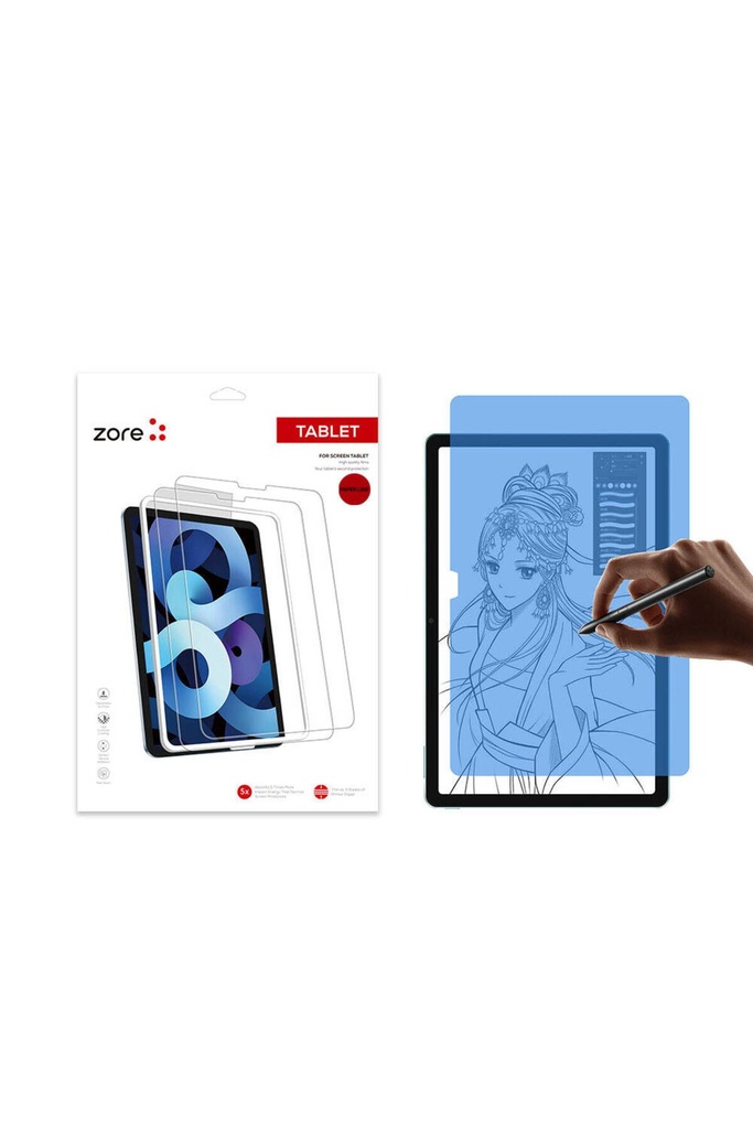 Xiaomi Redmi Pad SE Uyumlu Kağıt Hisli Mat ​​​​​​​​​​​​​​​Zore Paper-Like Ekran Koruyucu