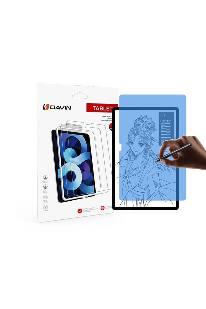 Samsung Galaxy Tab A9 Plus Uyumlu Kağıt Hisli Mat ​​​​​​​​​​​​​​​Davin Paper Like Ekran Koruyucu