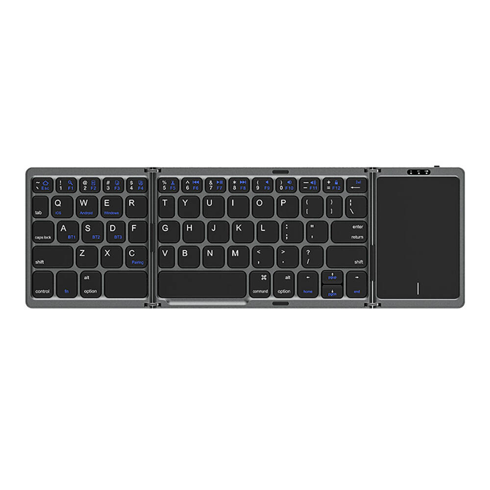[ZTA98466] Recci RCS-K01 Katlanabilir Kablosuz Multifonksiyonel Touchpad Klavye