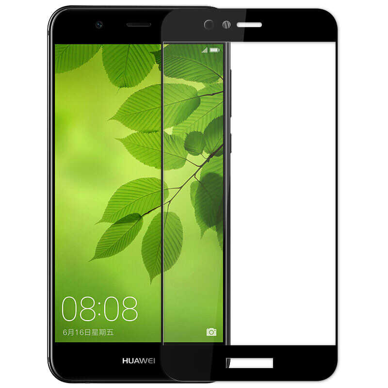 Huawei Y7 2018 Uyumlu Zore Kenarları Kırılmaya Dayanıklı Cam Ekran Koruyucu