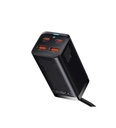 Baseus GaN3 Pro 100W Hızlı Telefon Tablet Macbook Pro Masa Üstü Şarj Aleti + 100W Type C Şarj Kablosu 1m