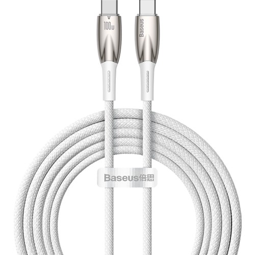 Baseus Glimmer Series Fast Charging Data Cable Type-C to Type-C 100W 2m
