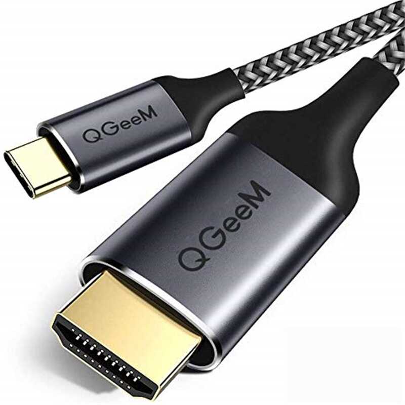 [RNZ-TA57016] Qgeem QG-UA09 Type-C To HDMI Kablo